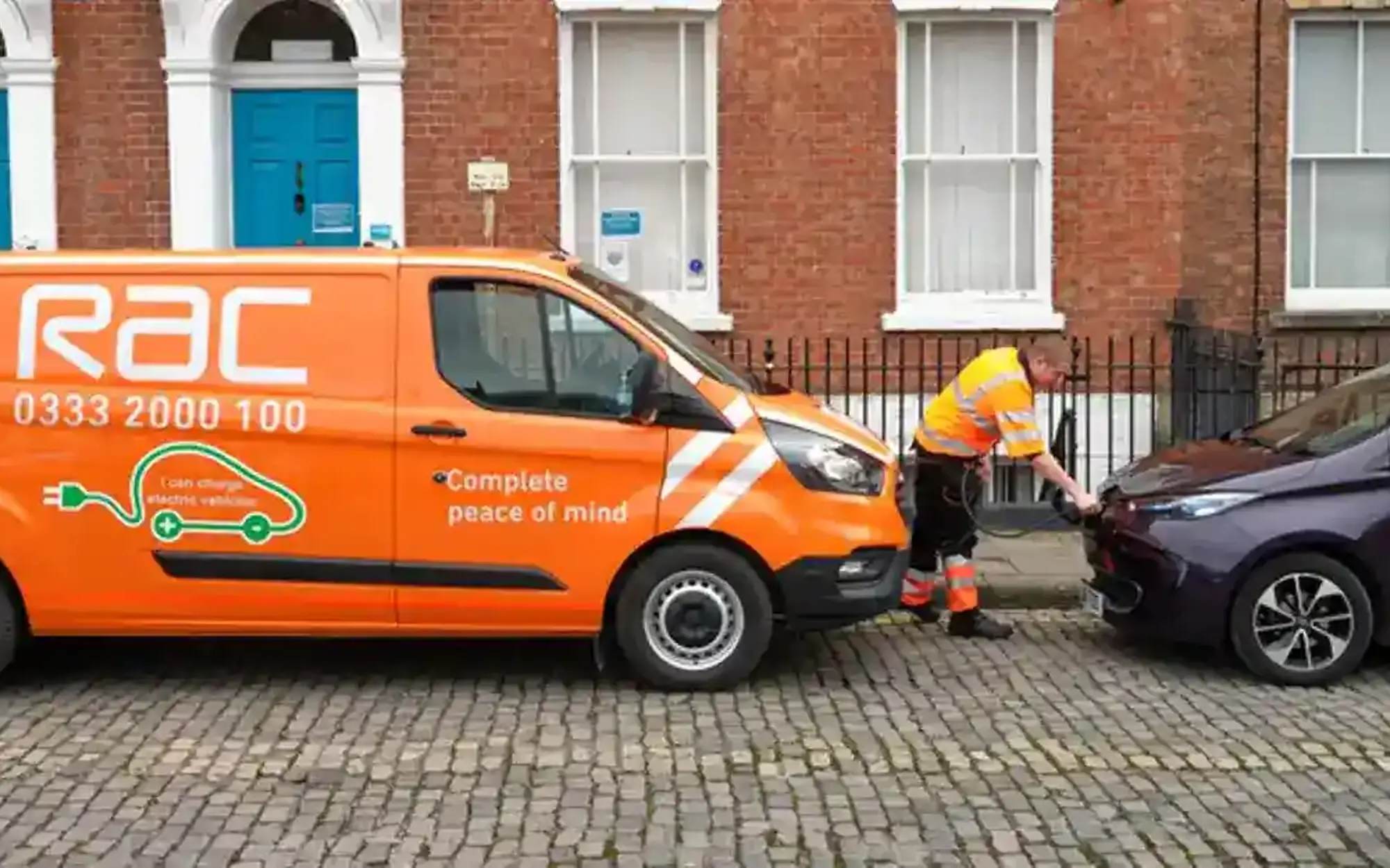 RAC breakdown recovering electric vehicle